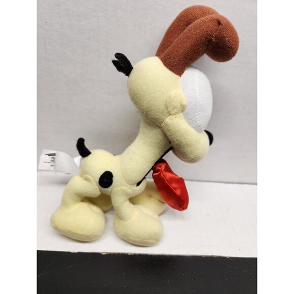 Garfield Odie Plush Toy With Red Tie - Vintage - Picture 4 of 8